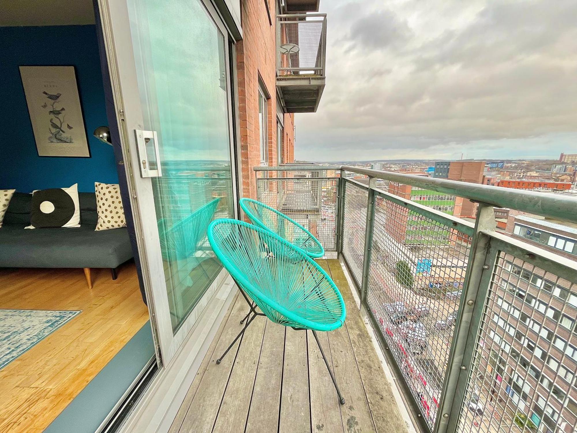 Skyview Apartment By Noknokstay - City Centre With Parking - Group, Family, Business Sheffield Exteriér fotografie